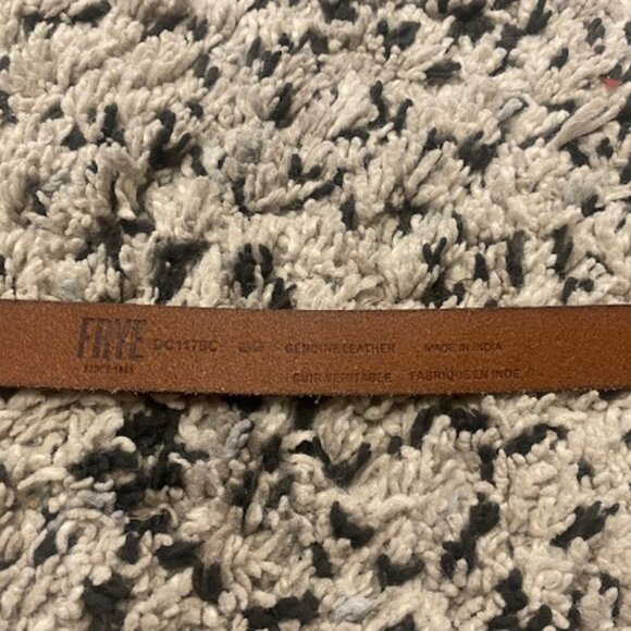 Frye Leather Belt Tan Lrg NWOT - Picture 5 of 9